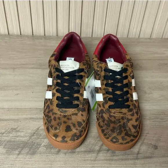 Steve Madden Hudsin Leopard Print Lace-Up Sneakers Women’s Size 7 - Picture 4 of 12